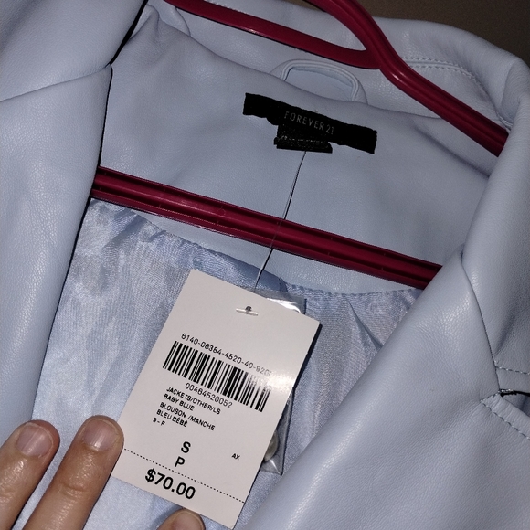 NWT Forever 21 Vegan Leather Jacket - Picture 2 of 4